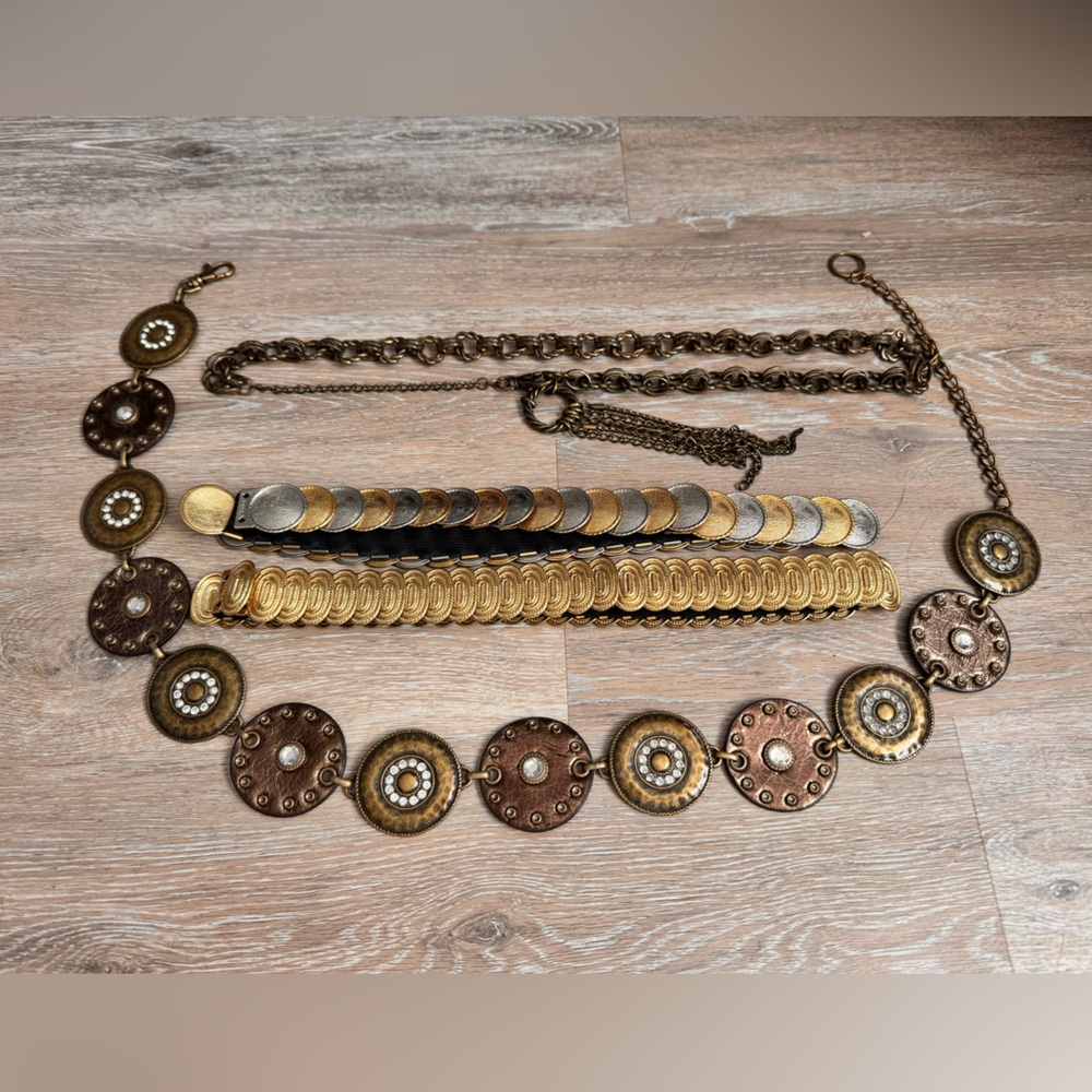 Bundle of 4 vintage belts - Picture 2 of 6